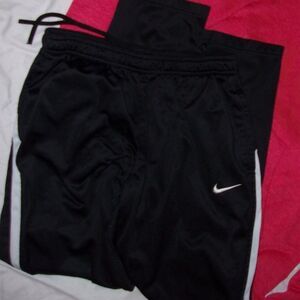 Nike Women's M Black Athletic Track Pants Running Yoga Cycling